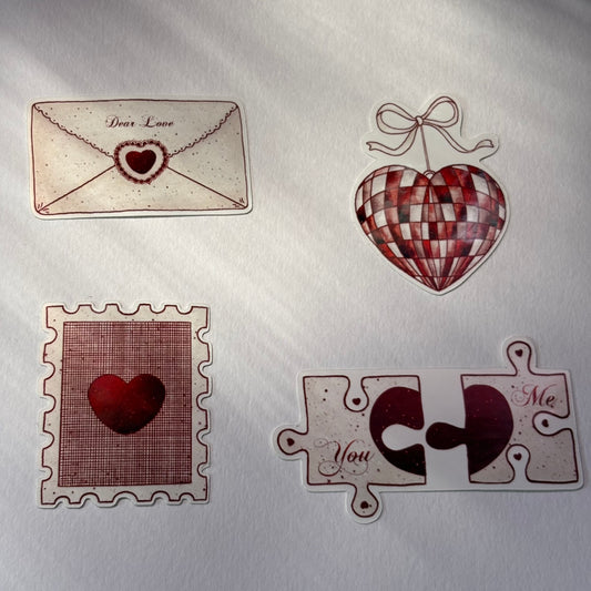 Season of Love – Vinyl Sticker Set (Set of 4)