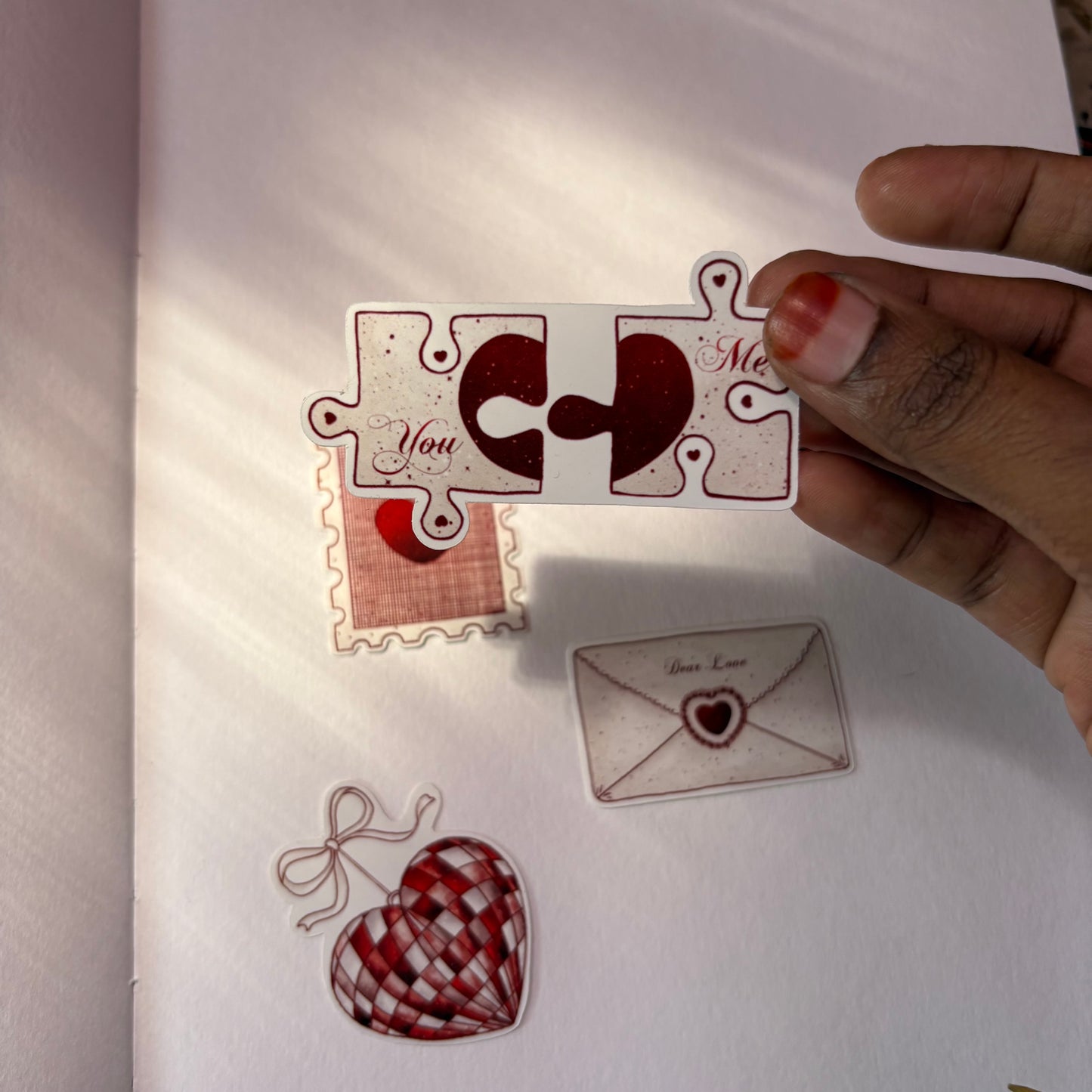 Season of Love – You & Me Puzzle Vinyl Sticker