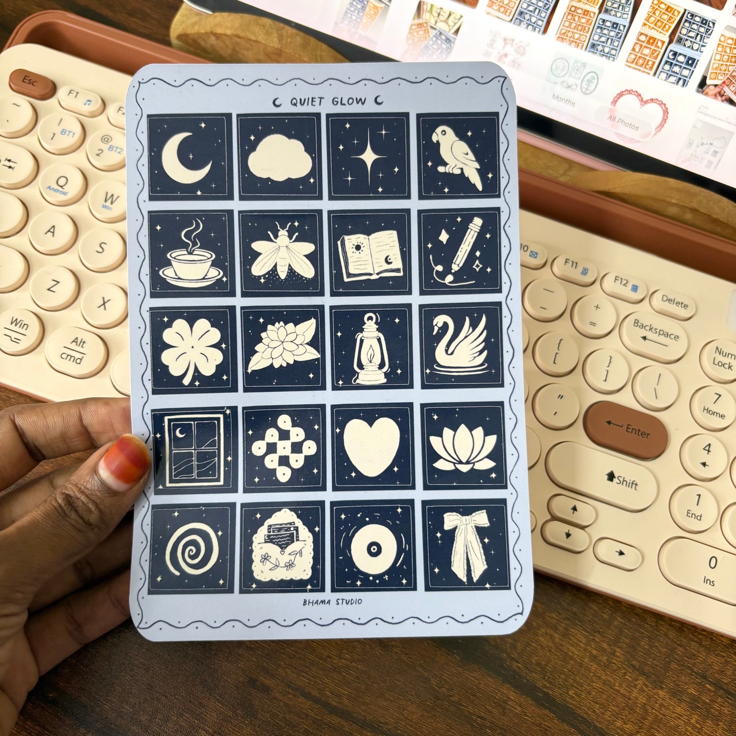 Journaling stickers for quiet pages ✨