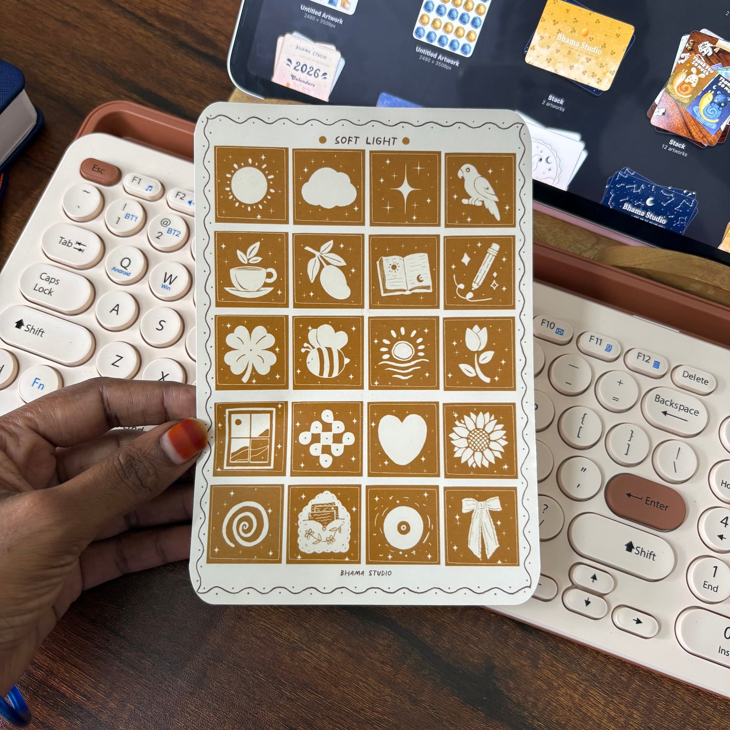 Journaling stickers for quiet pages ✨