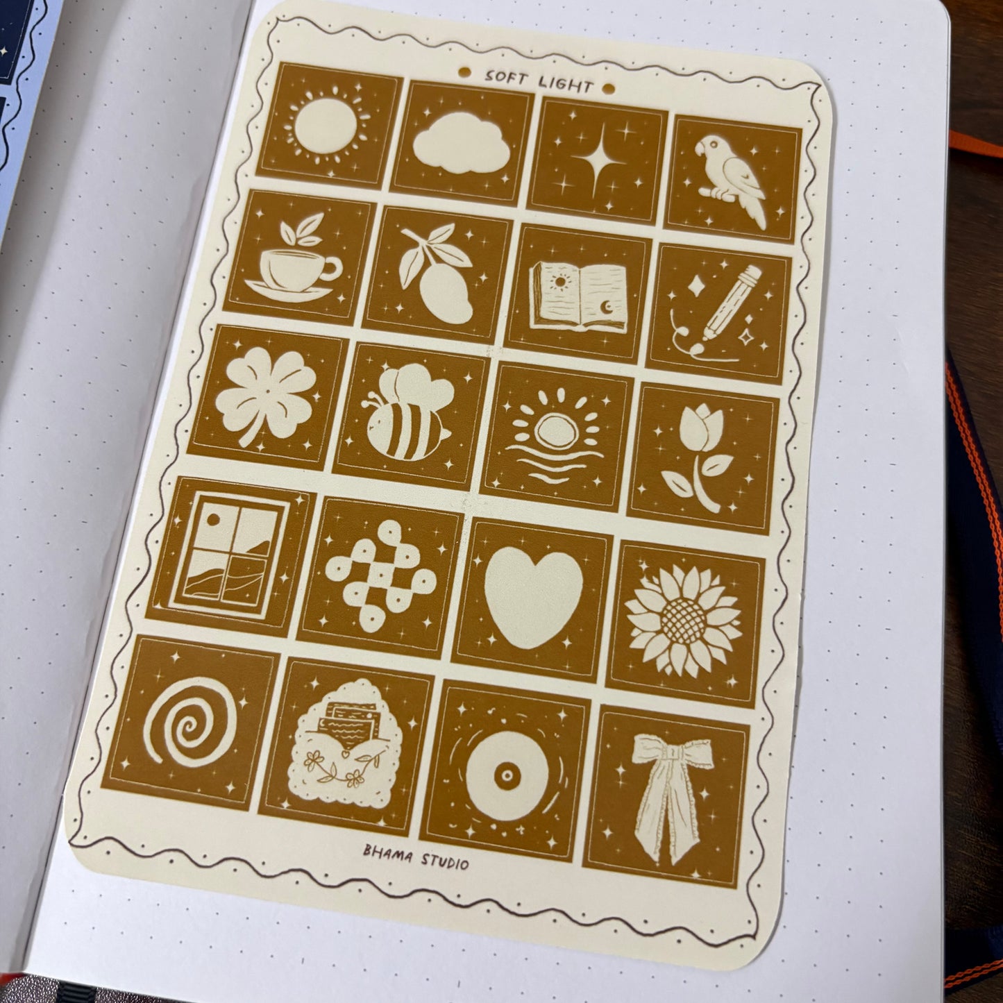 Journaling stickers for quiet pages ✨