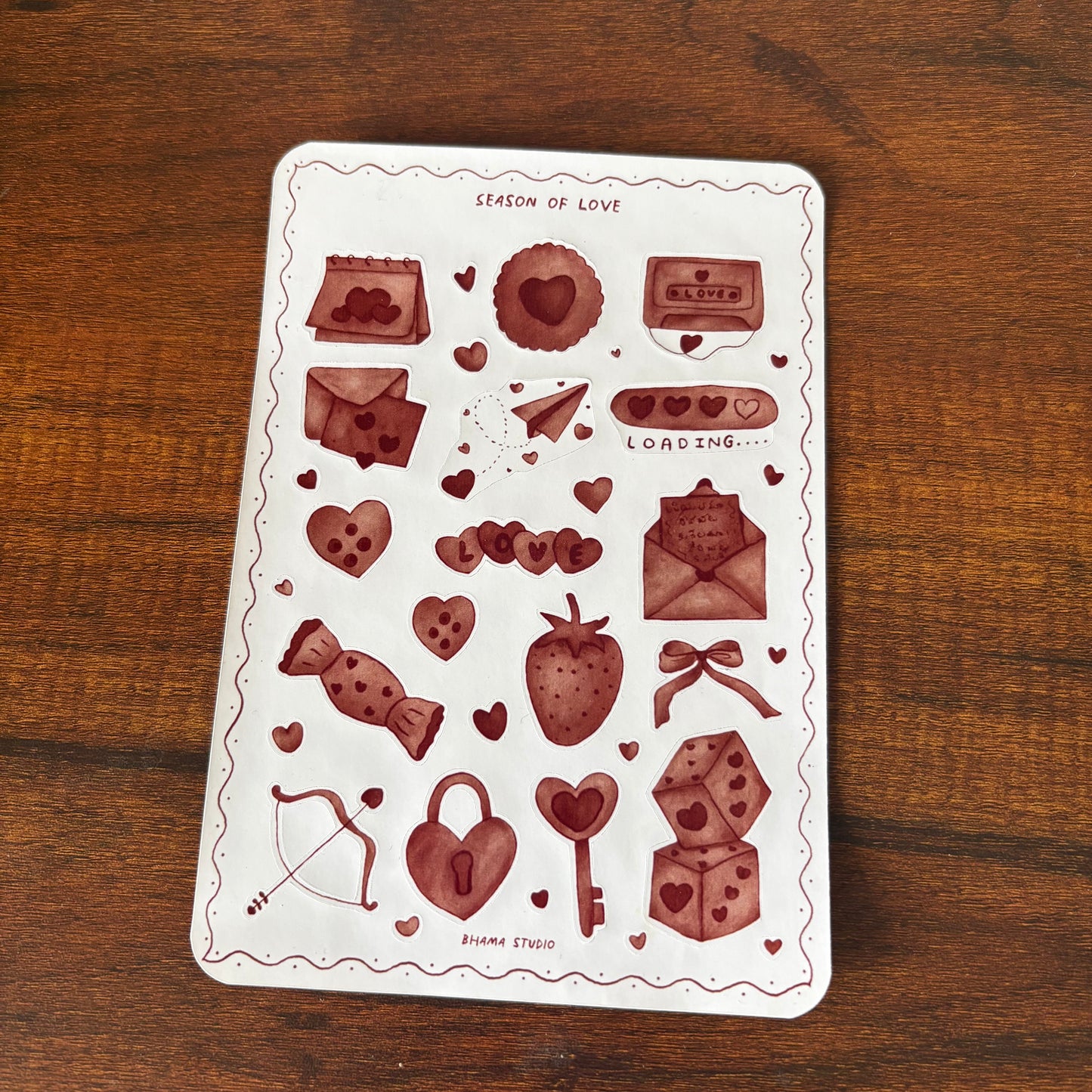 Season of Love Sticker Sheet