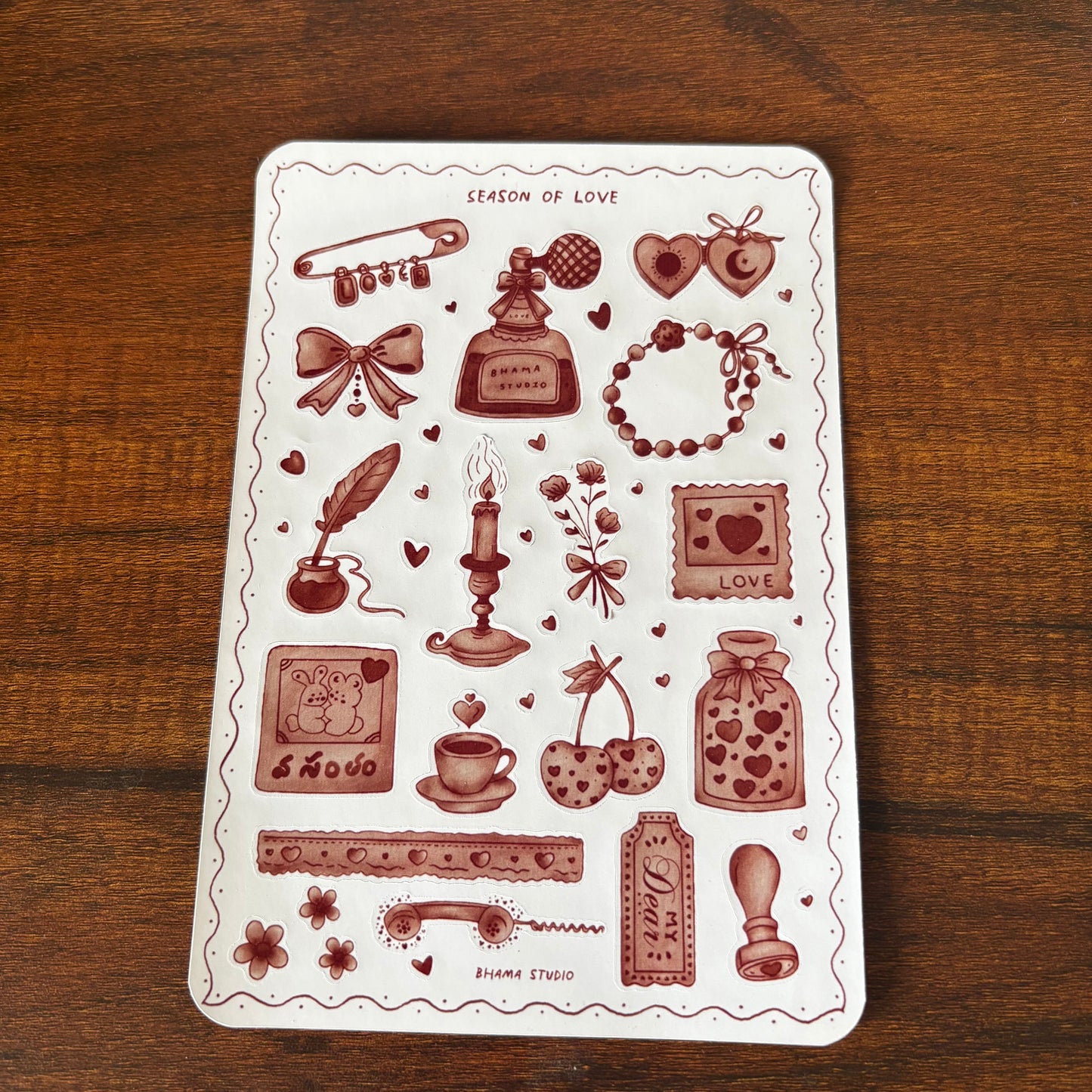 Season of Love Sticker Sheet