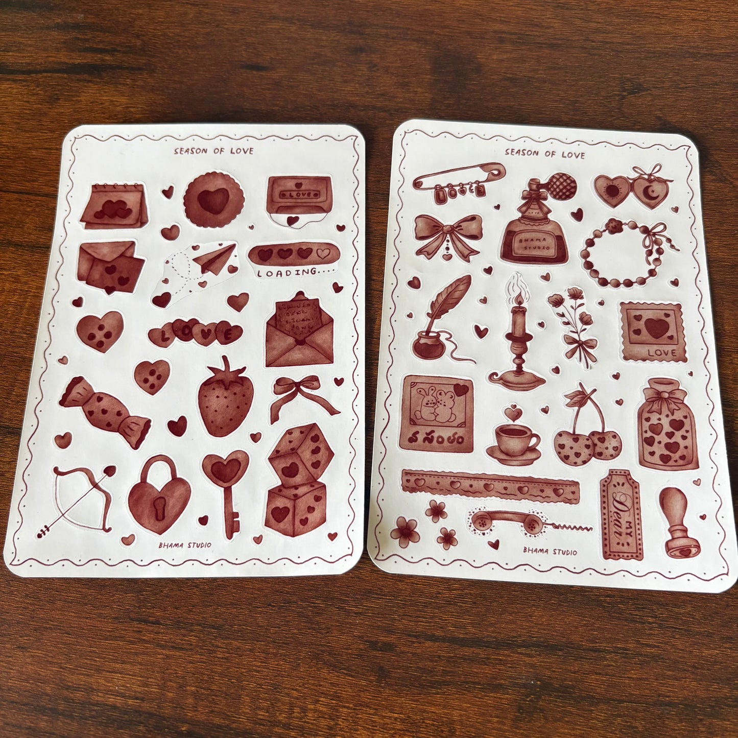 Season of Love Sticker Sheet