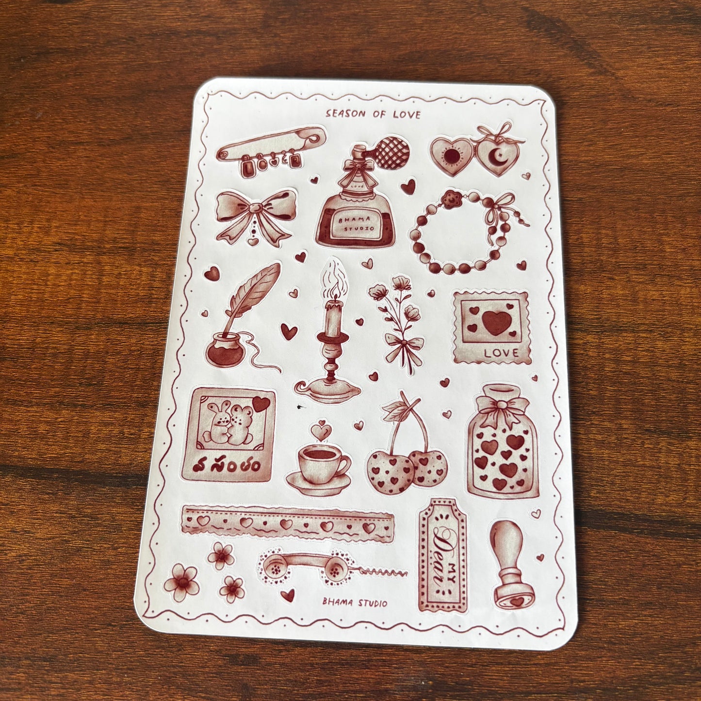 Season of Love Sticker Sheet