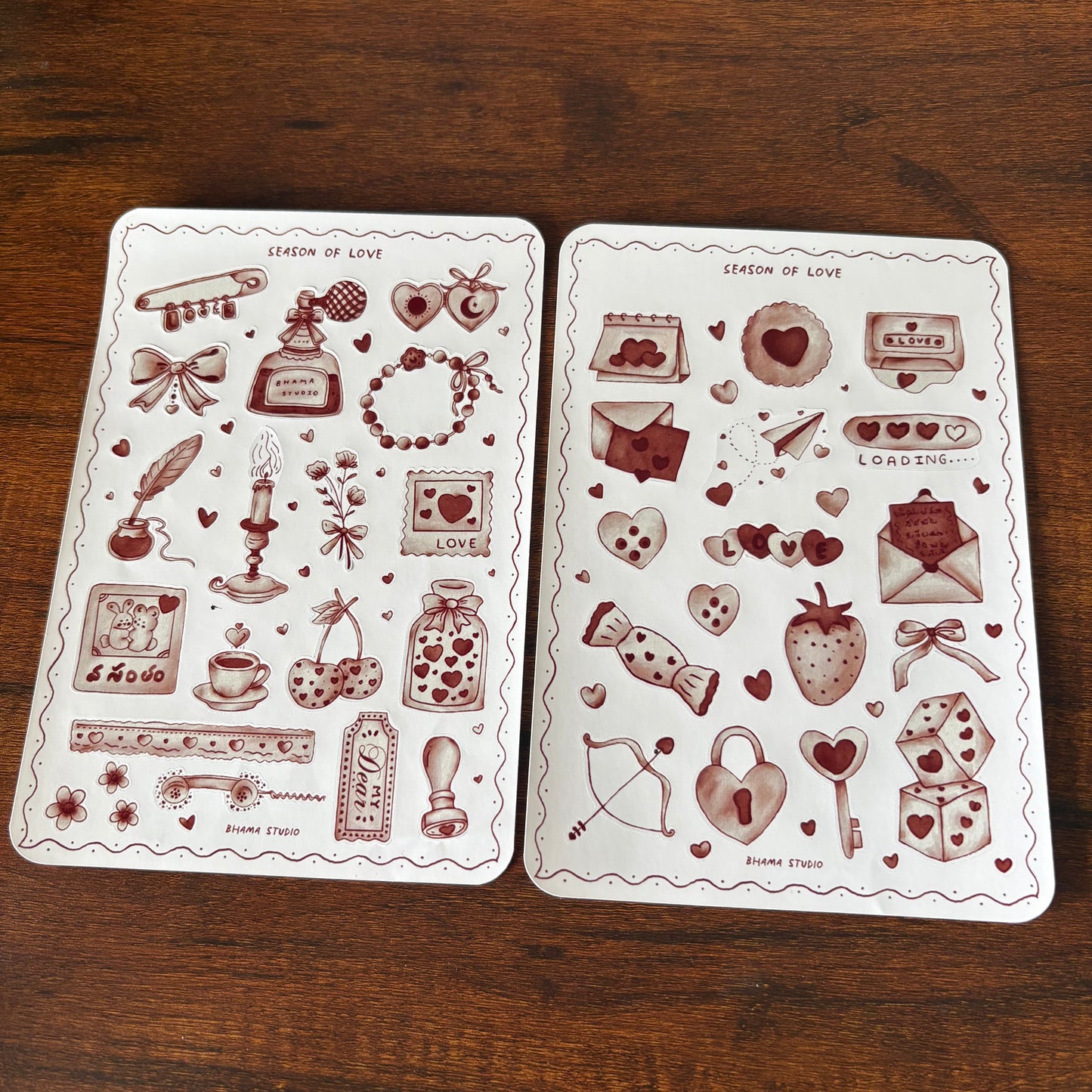 Season of Love Sticker Sheet