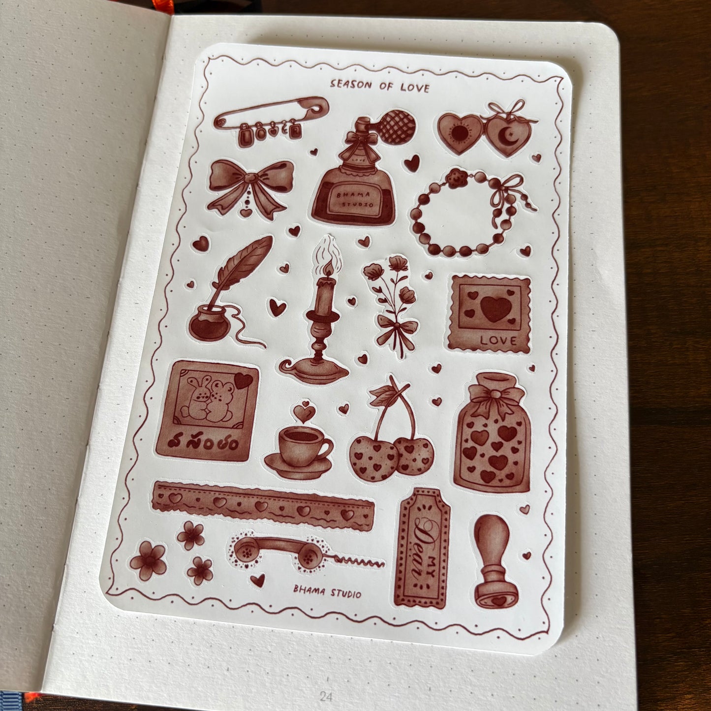 Season of Love Sticker Sheet