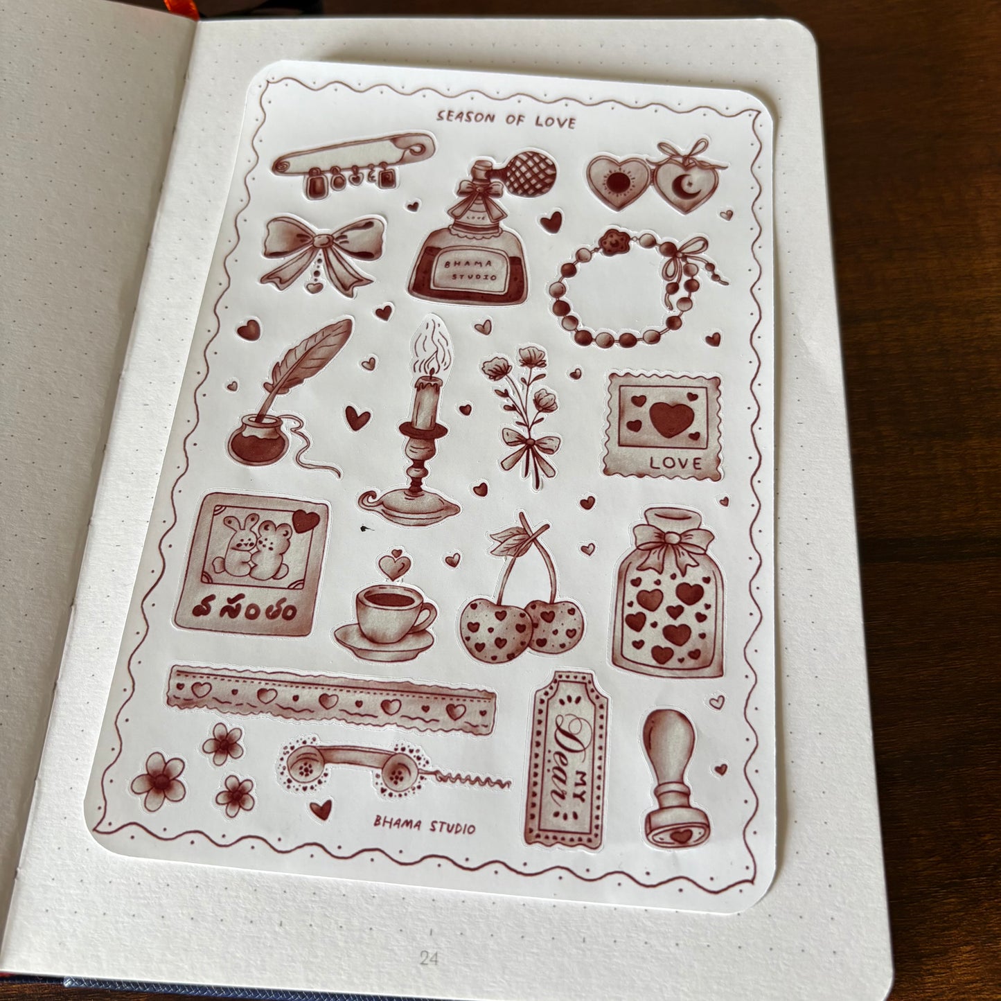 Season of Love Sticker Sheet