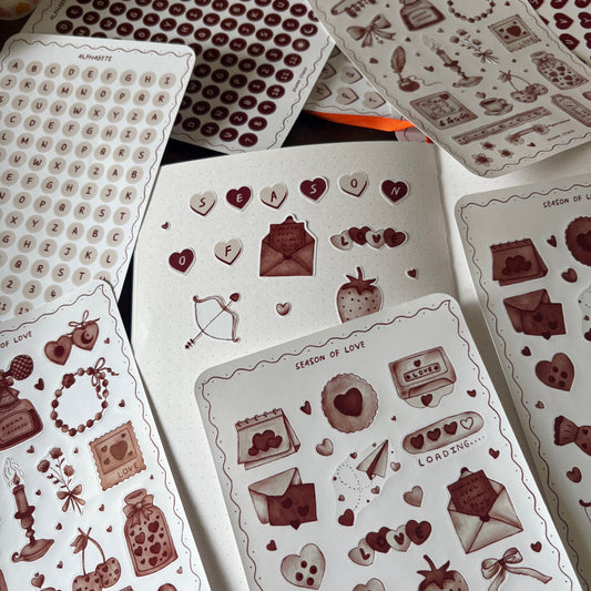 Season of Love Sticker Sheet