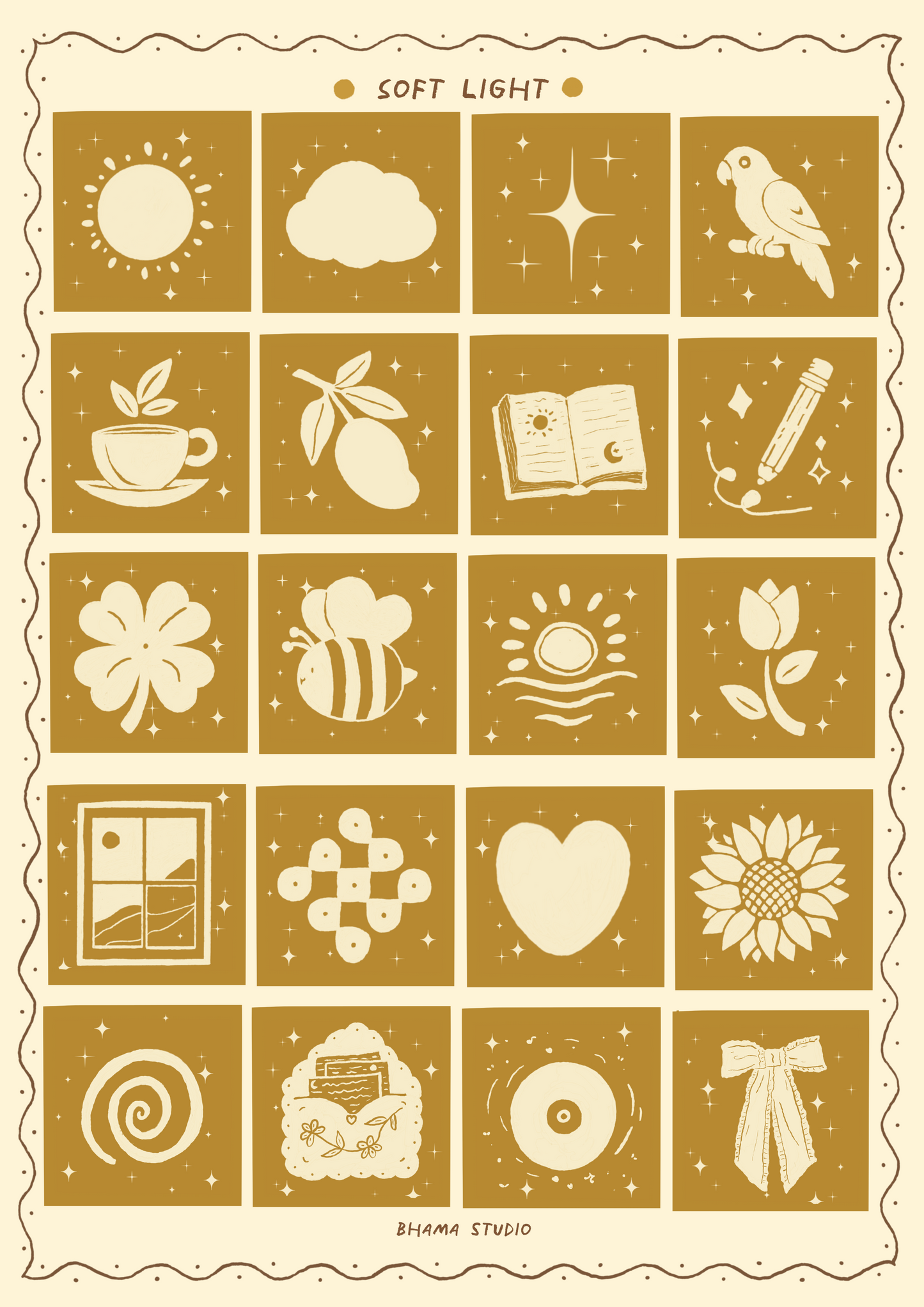 Journaling stickers for quiet pages ✨