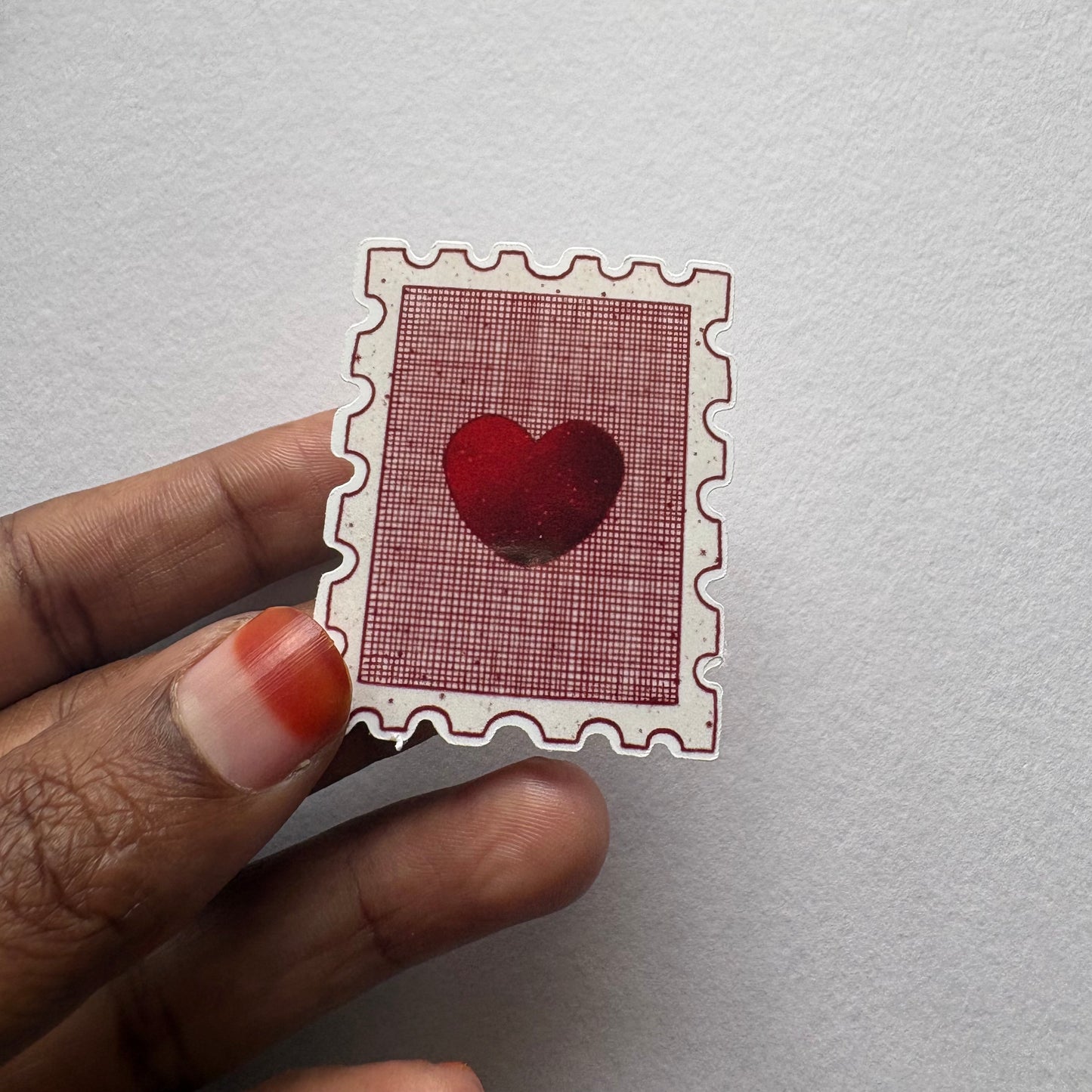 Season of Love – Heart Stamp Vinyl Sticker