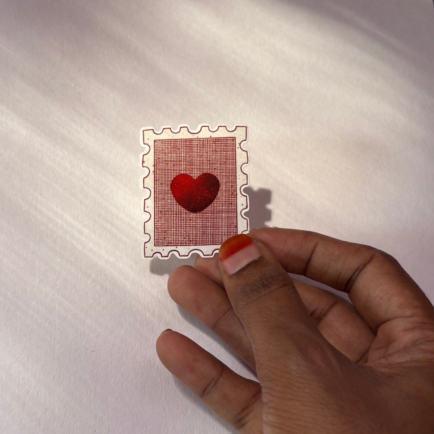 Season of Love – Heart Stamp Vinyl Sticker