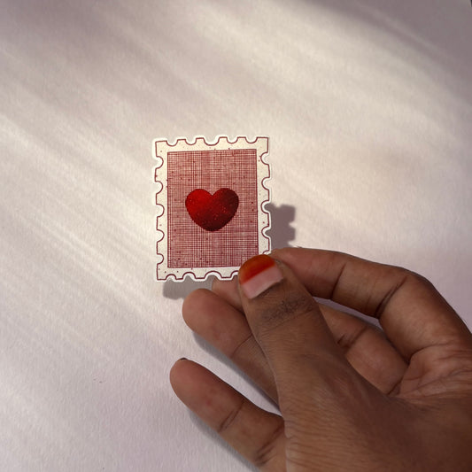 Season of Love – Heart Stamp Vinyl Sticker