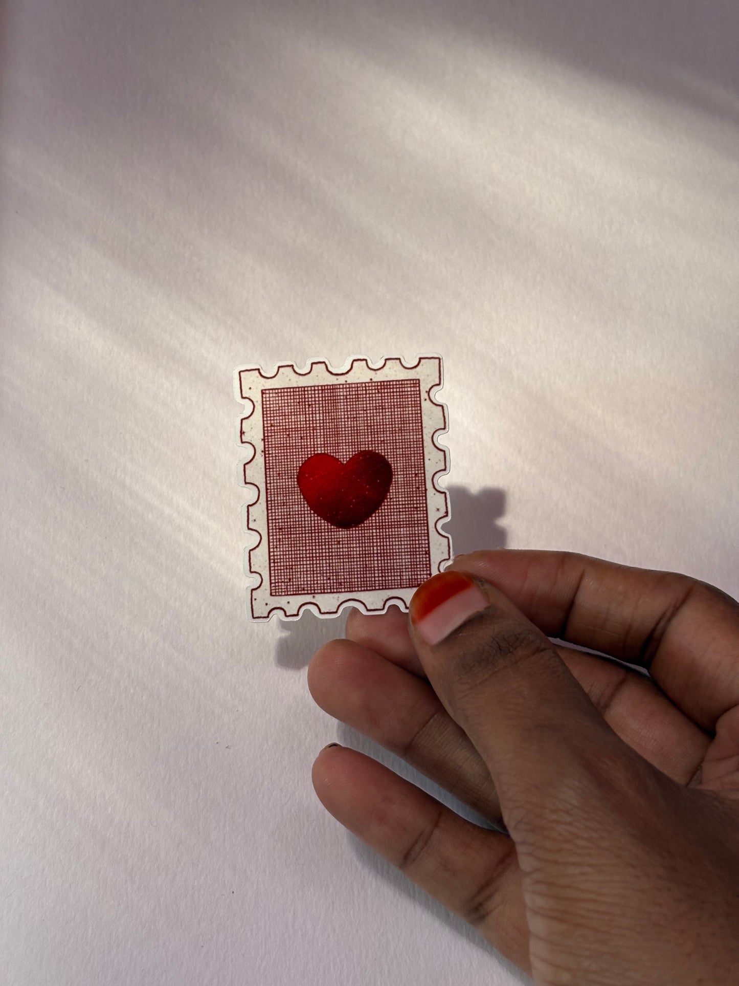 Season of Love – Heart Stamp Vinyl Sticker