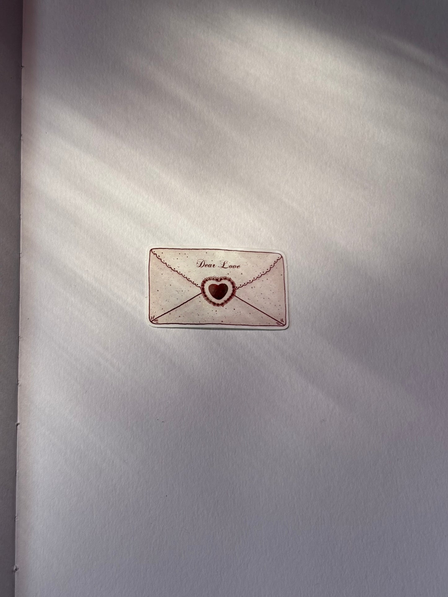 Season of Love – “Dear Love” Envelope Vinyl Sticker