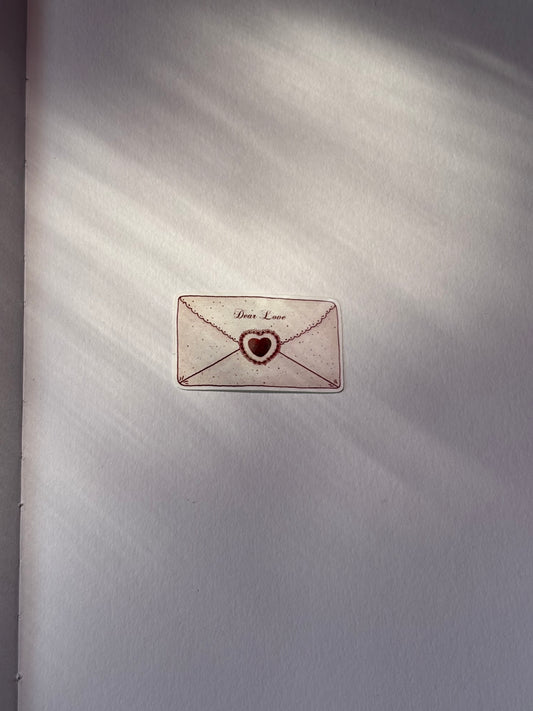 Season of Love – “Dear Love” Envelope Vinyl Sticker