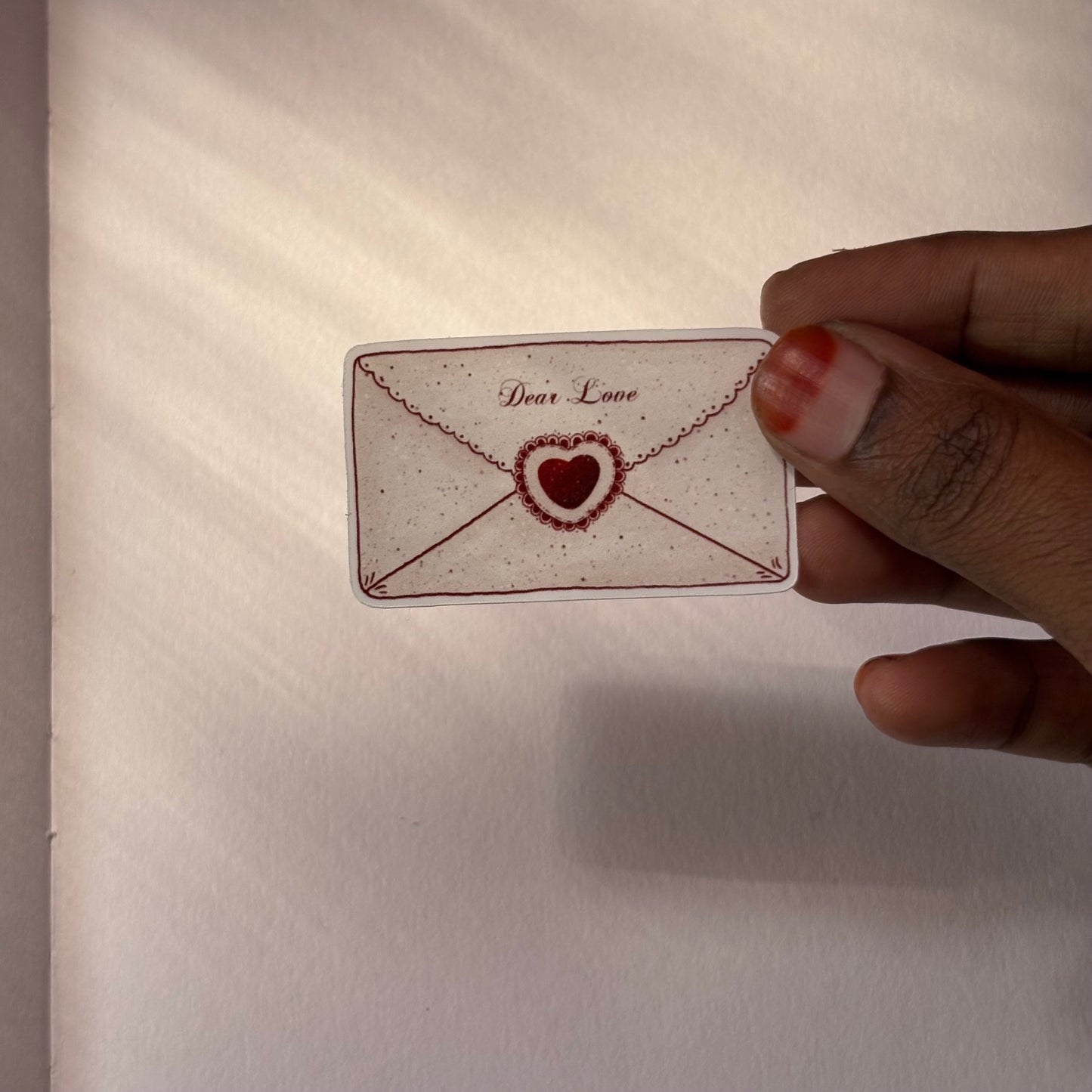 Season of Love – “Dear Love” Envelope Vinyl Sticker