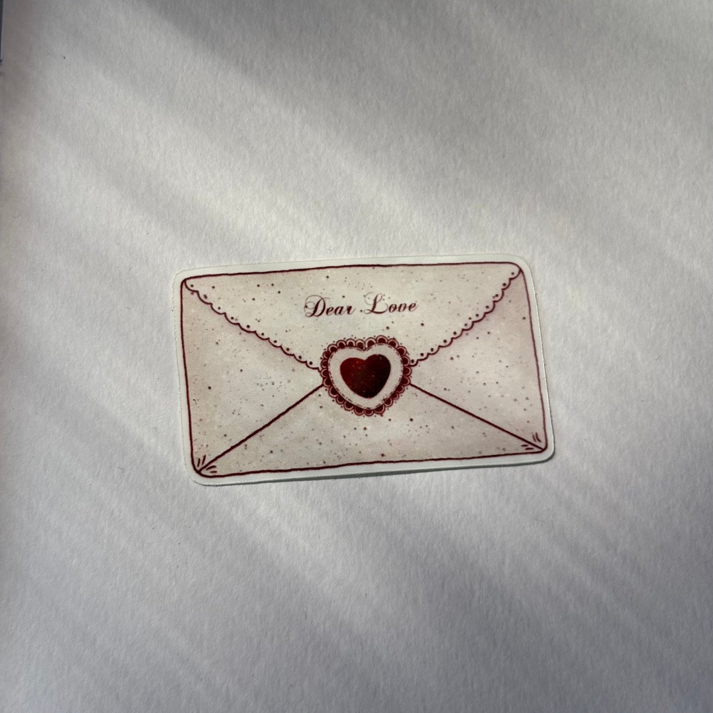 Season of Love – “Dear Love” Envelope Vinyl Sticker
